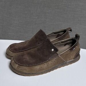 North Face Loafers 9 Northotic Brown Suede Slip On Moc Toe Casual Comfort Gorp